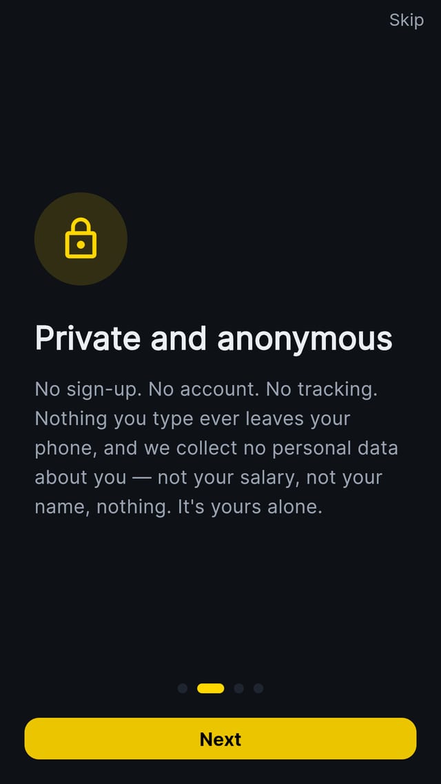 GratuityPilot — Private & anonymous